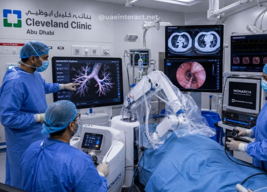 Cleveland Clinic Abu Dhabi Launches Middle East’s First MONARCH Robotic Bronchoscopy Platform for Early Lung Cancer Detection