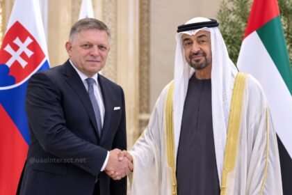 UAE President Sheikh Mohamed and Slovak Prime Minister Robert Fico Discuss Expanding Bilateral Cooperation