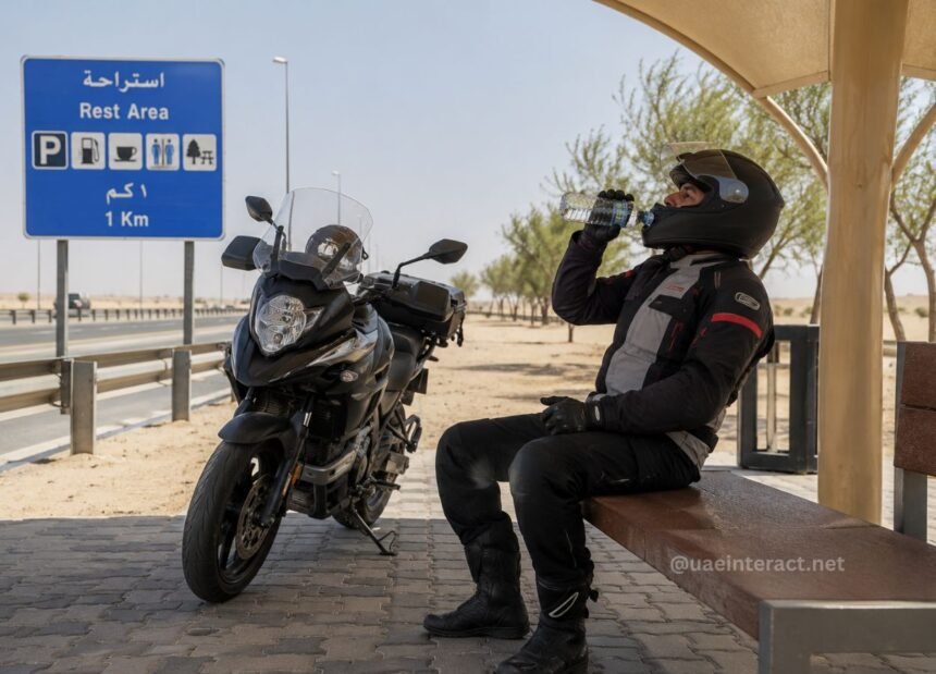 UAE Summer Safety Campaign Urges Motorcycle Riders to Stay Hydrated and Take Regular Breaks