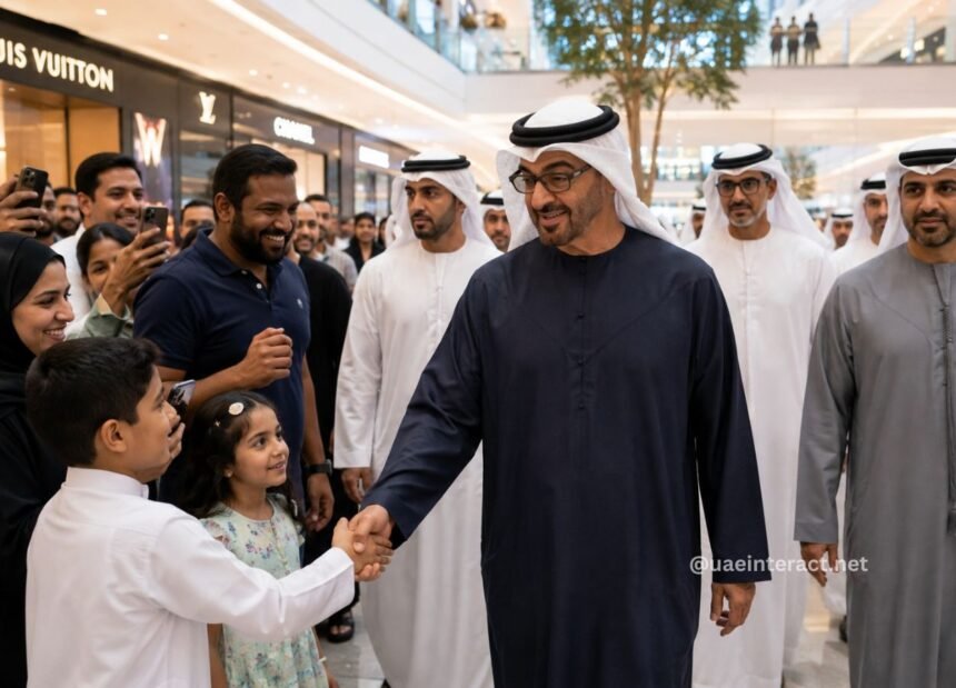 UAE President Sheikh Mohamed bin Zayed Surprises Shoppers with Walkthrough at Abu Dhabi Mall