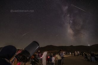Perseid Meteor Shower Lights Up Sharjah Skies as Hundreds Gather at Mleiha National Park
