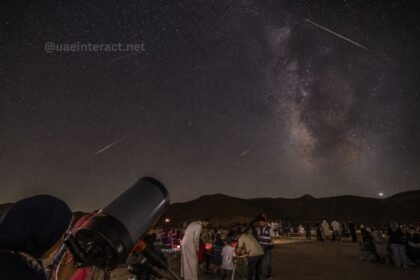 Perseid Meteor Shower Lights Up Sharjah Skies as Hundreds Gather at Mleiha National Park